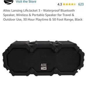 Altec Lansing LifeJacket 3 Bluetooth Speaker